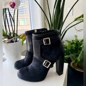 Rachel Zoe Pony Hair Ankle Boots — Size 7.5